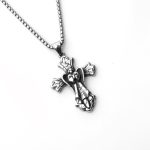 color: Winged Cross + Stainless Steel Chain