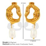 color: EH106 Gold Earrings