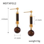 color: MDTXF012-Gold Earrings