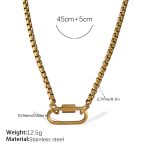 color: XL663G Gold Necklace
