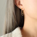 color: F317-Gold Ear Chain