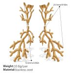 color: EH905G Gold Drop Earrings