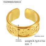 color: Y029-Gold Ring / size: US 7