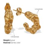 color: EH1133G Gold Earrings