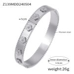 color: Z139-Steel Color Bangle