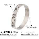 color: Z333-Steel Color Bangle