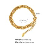 color: SL13 Gold Bracelet
