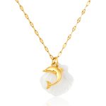 color: Dolphin Plus Shell Necklace -3