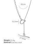 color: MYL09S Silver Sweater Chain