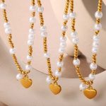 French Style Retro Affordable Luxury Necklace Romantic Casual Baroque Design Salty Sweet Pearl Female