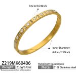 color: Z219-Gold Bangle