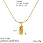 color: SP1058G (Snake Bone Chain)