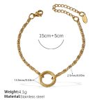 color: SL270G Gold Bracelet