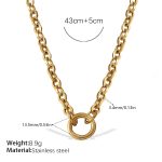 color: XL660G Gold Necklace