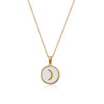 color: Crescent Pendant Necklace