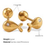 color: EH1247WEG Piercing Stud Earrings