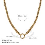 color: XL597G Gold Necklace