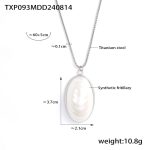 color: TXP093-Steel Color Necklace