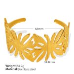 color: SZ160 Adjustable Gold Bangle