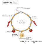 color: E699-Mixed Color Bracelet 16+5cm