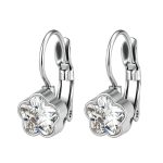 color: Five-pointed Star French Clasp Earrings 1 Steel Color