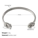 color: SZ274S Silver Bangle
