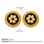 color: EH155G Gold Earrings