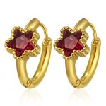 color: MS-767 Gold Red Rhinestone