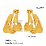 color: EH748 Gold Earrings