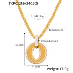 color: TXP032-Gold Necklace