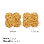 color: EH1316G Gold Earrings