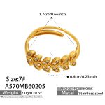 color: A570-Gold Zircon Ring