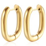 color: 4*23 Round Wire U Shape Gold 1 PC MS-095