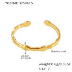 color: Y027-Gold Ring / size: US 7