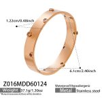 color: Z016-Rose Red Bangle