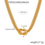 color: TXP021-Gold Necklace