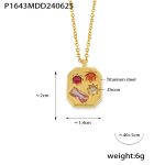 color: P1643-Gold Necklace