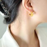 color: F701-Gold Earrings