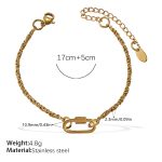 color: SL296G Gold Bracelet