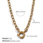 color: XL752G Gold Necklace