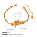 color: SL446G2 Multi-element Bracelet