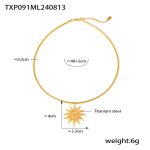 color: TXP091-Gold Necklace