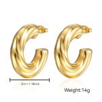 color: 10-30 Twist Big C Gold MS-011