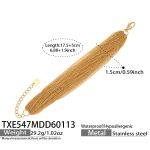 color: TXE547-Gold Bracelet 17.5+5cm