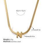 color: XL459GN Gold Necklace