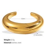 color: SZ259G Hollow Gold Bangle