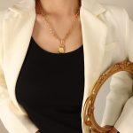color: P597-Gold Necklace