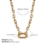 color: XL706G Gold Necklace