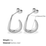 color: EH1313S Silver Earrings