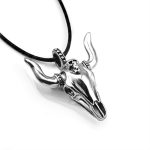 color: Bull Horn + Leather Cord